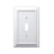 Amerelle Amerelle Savannah White 1 gang Wood Toggle Wall Plate 1 pk 4040TDW - alternate 1